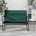 Panca Verde Scuro 100x64x80 cm in Tessuto