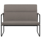 Panca Tortora 100x64x80 cm in Tessuto