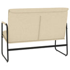 Panca Crema 100x64x80 cm in Tessuto