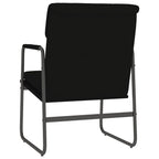 Sedia Lounge Nera 55x64x80 cm in Similpelle