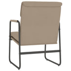Sedia Lounge Cappuccino 55x64x80 cm in Similpelle