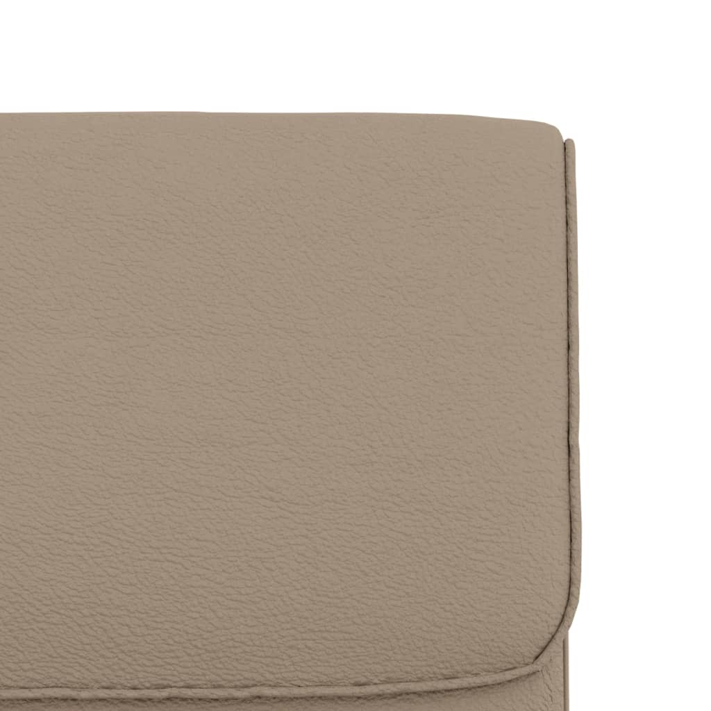 Sedia Lounge Cappuccino 55x64x80 cm in Similpelle