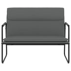 Panca Grigia 100x64x80 cm in Similpelle