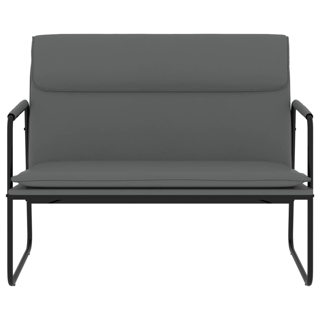 Panca Grigia 100x64x80 cm in Similpelle