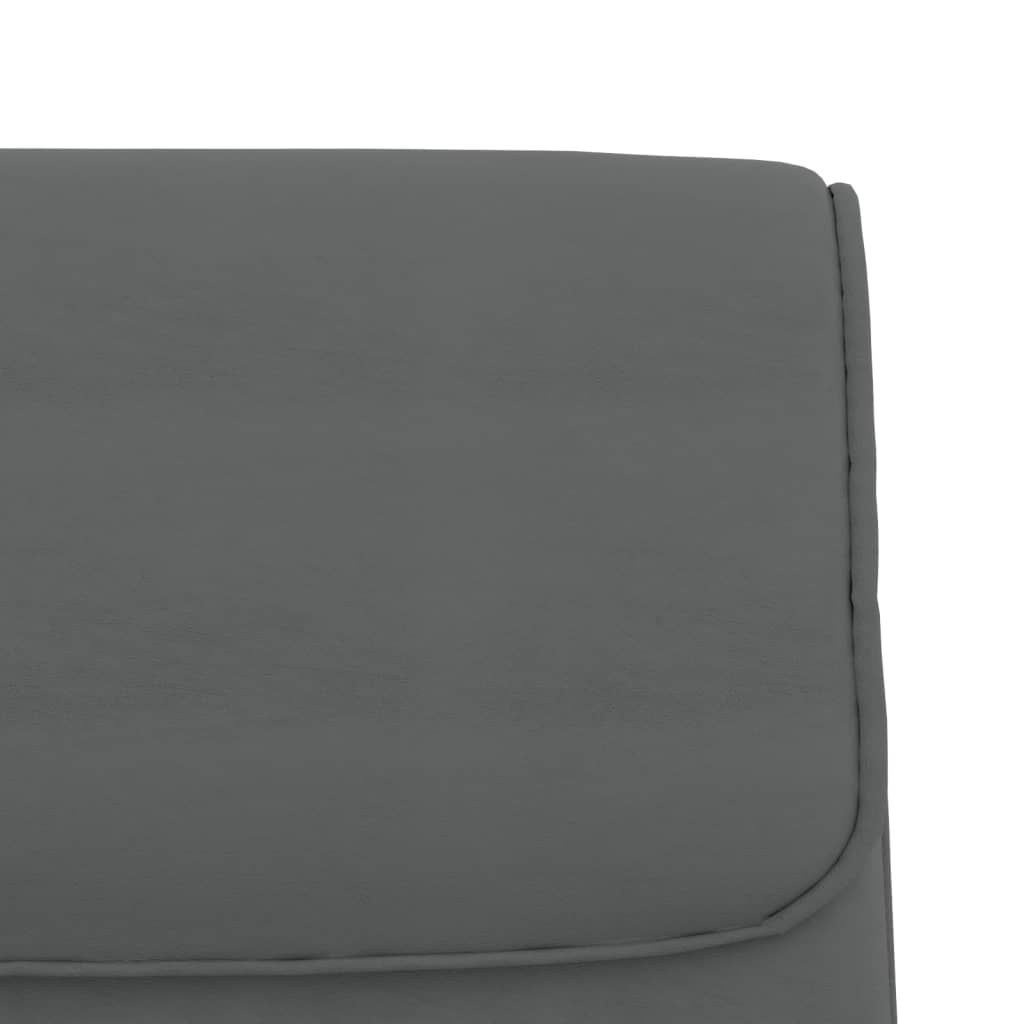 Panca Grigia 100x64x80 cm in Similpelle