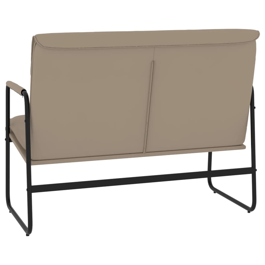 Panca Cappuccino 100x64x80 cm in Similpelle