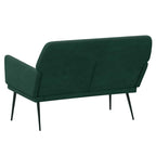 Panca Verde Scuro 108x79x79 cm in Velluto