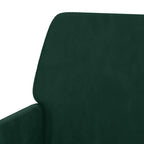 Panca Verde Scuro 108x79x79 cm in Velluto