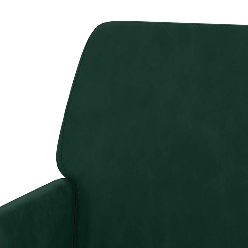 Panca Verde Scuro 108x79x79 cm in Velluto