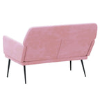Panca Rosa 108x79x79 cm in Velluto