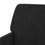 Panca Nera 108x79x79 cm in Velluto