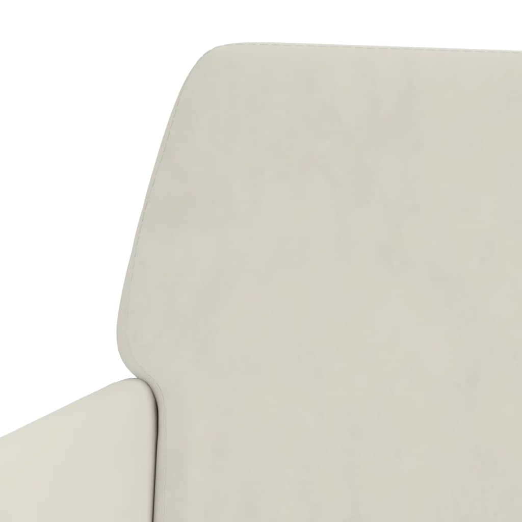 Panca Crema 108x79x79 cm in Velluto