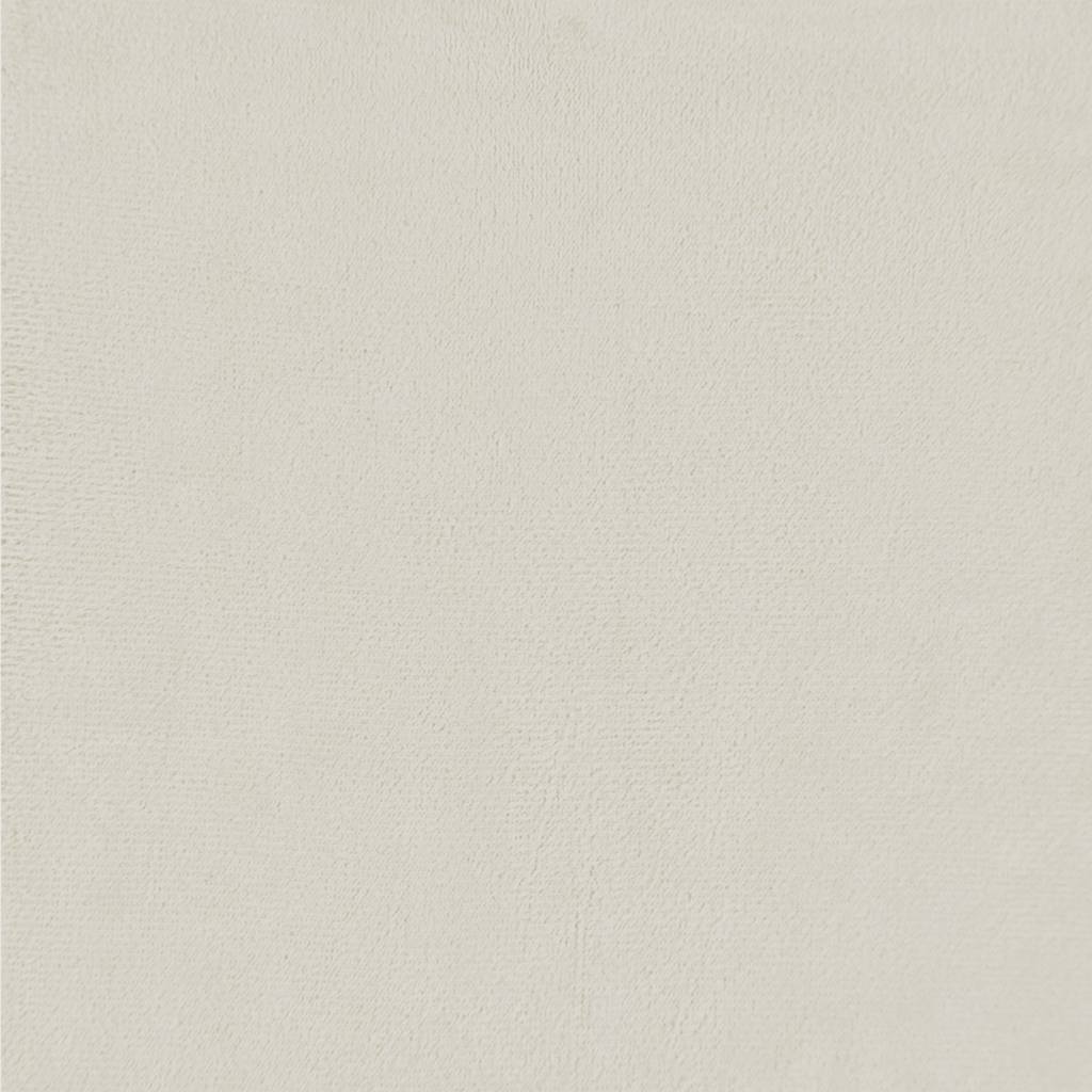 Panca Crema 108x79x79 cm in Velluto