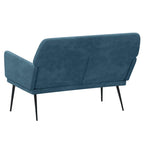 Panca Blu 108x79x79 cm in Velluto
