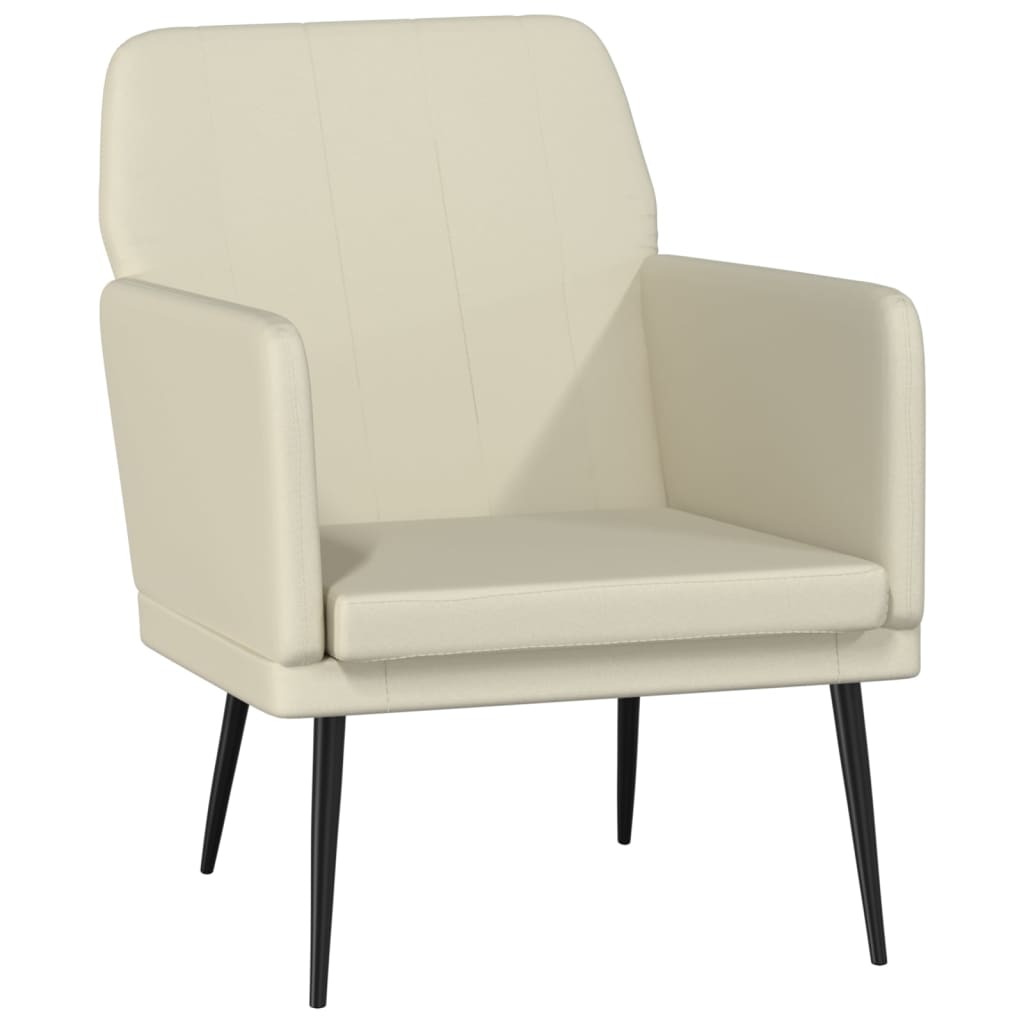 Poltrona Crema 61x78x80 cm Similpelle