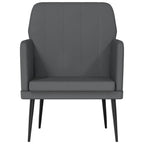 Poltrona Grigio 61x78x80 cm Similpelle