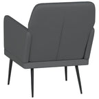 Poltrona Grigio 61x78x80 cm Similpelle