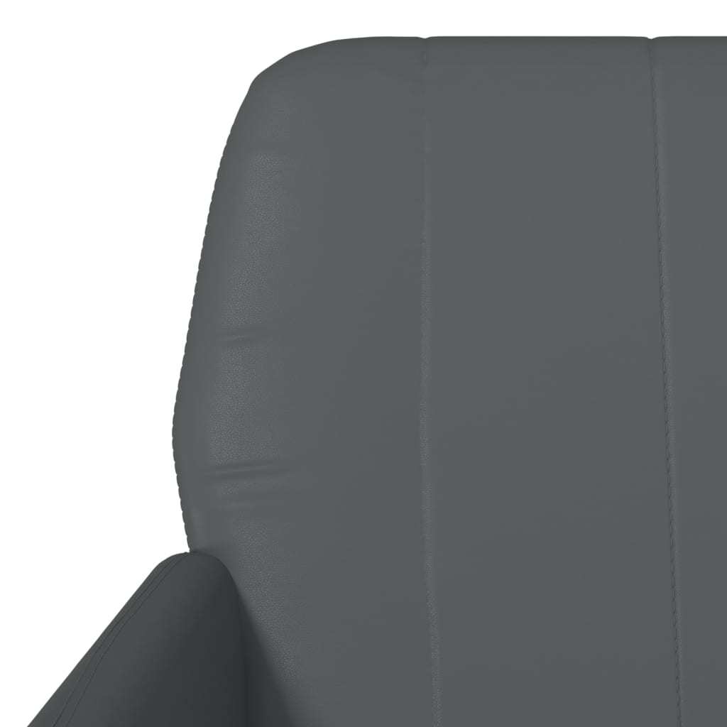 Poltrona Grigio 61x78x80 cm Similpelle