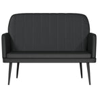 Panca Nera 107x80x81 cm in Similpelle