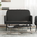 Panca Nera 107x80x81 cm in Similpelle