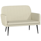 Panca Crema 107x80x81 cm in Similpelle