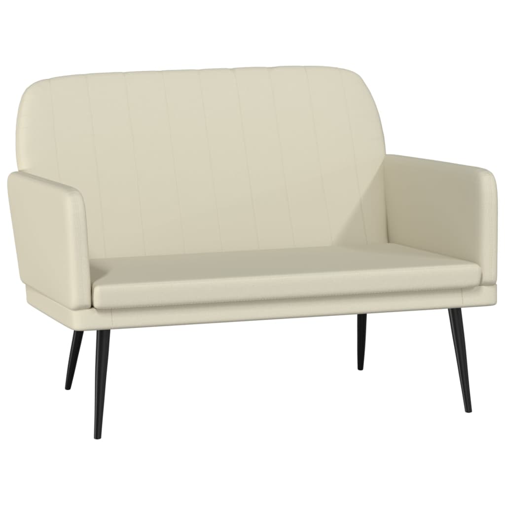 Panca Crema 107x80x81 cm in Similpelle