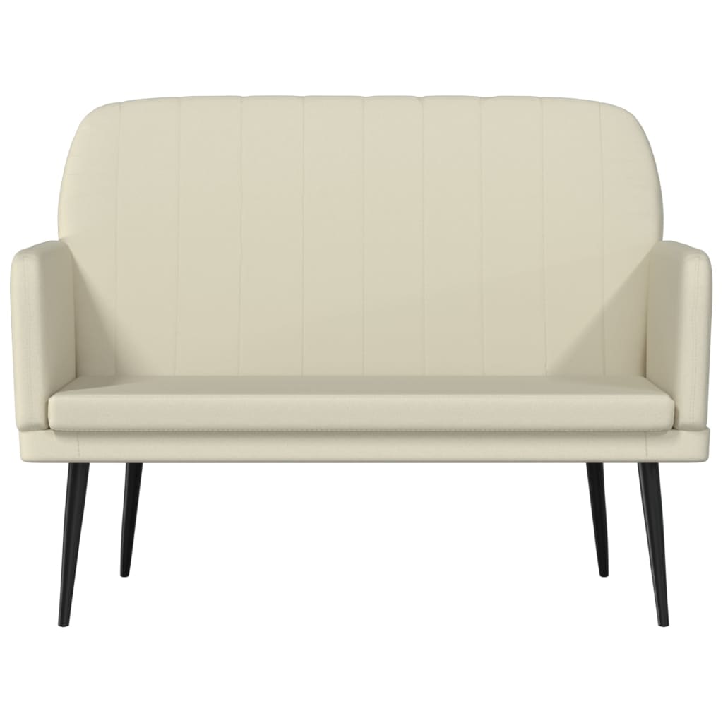 Panca Crema 107x80x81 cm in Similpelle