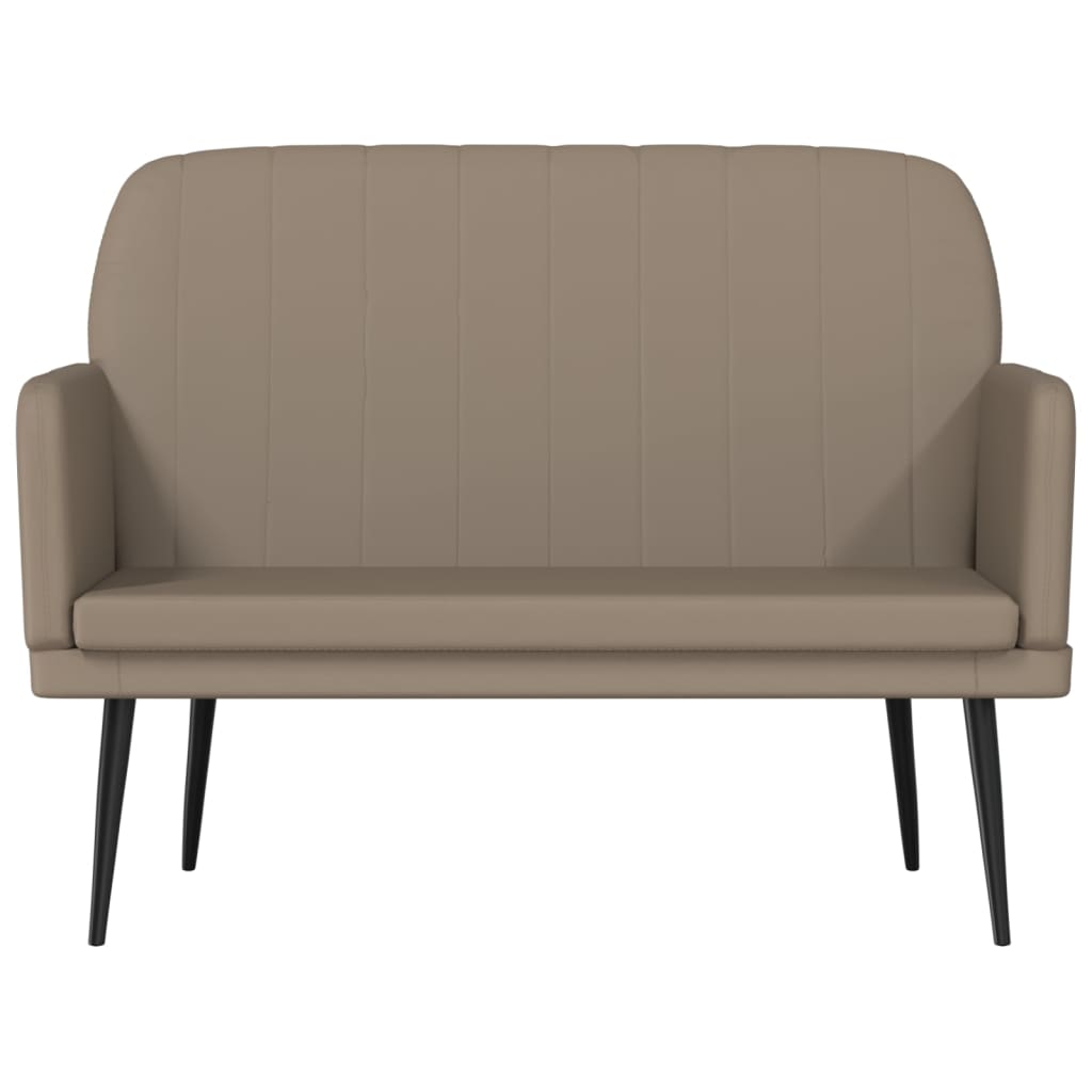 Panca Cappuccino 107x80x81 cm in Similpelle