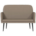 Panca Cappuccino 107x80x81 cm in Similpelle