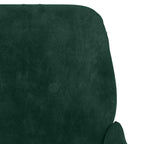 Poltrona Verde Scuro 62x79x79 cm Velluto