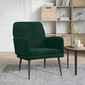 Poltrona Verde Scuro 62x79x79 cm Velluto