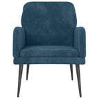 Poltrona Blu 62x79x79 cm Velluto