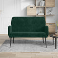Panca Verde Scuro 108x79x79 cm in Velluto
