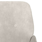 Panca Crema 108x79x79 cm in Velluto