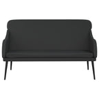 Panca Nera 110x76x80 cm in Similpelle