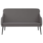 Panca Grigia 110x76x80 cm in Similpelle