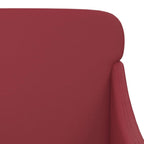 Panca Rosso Vino 110x76x80 cm in Similpelle