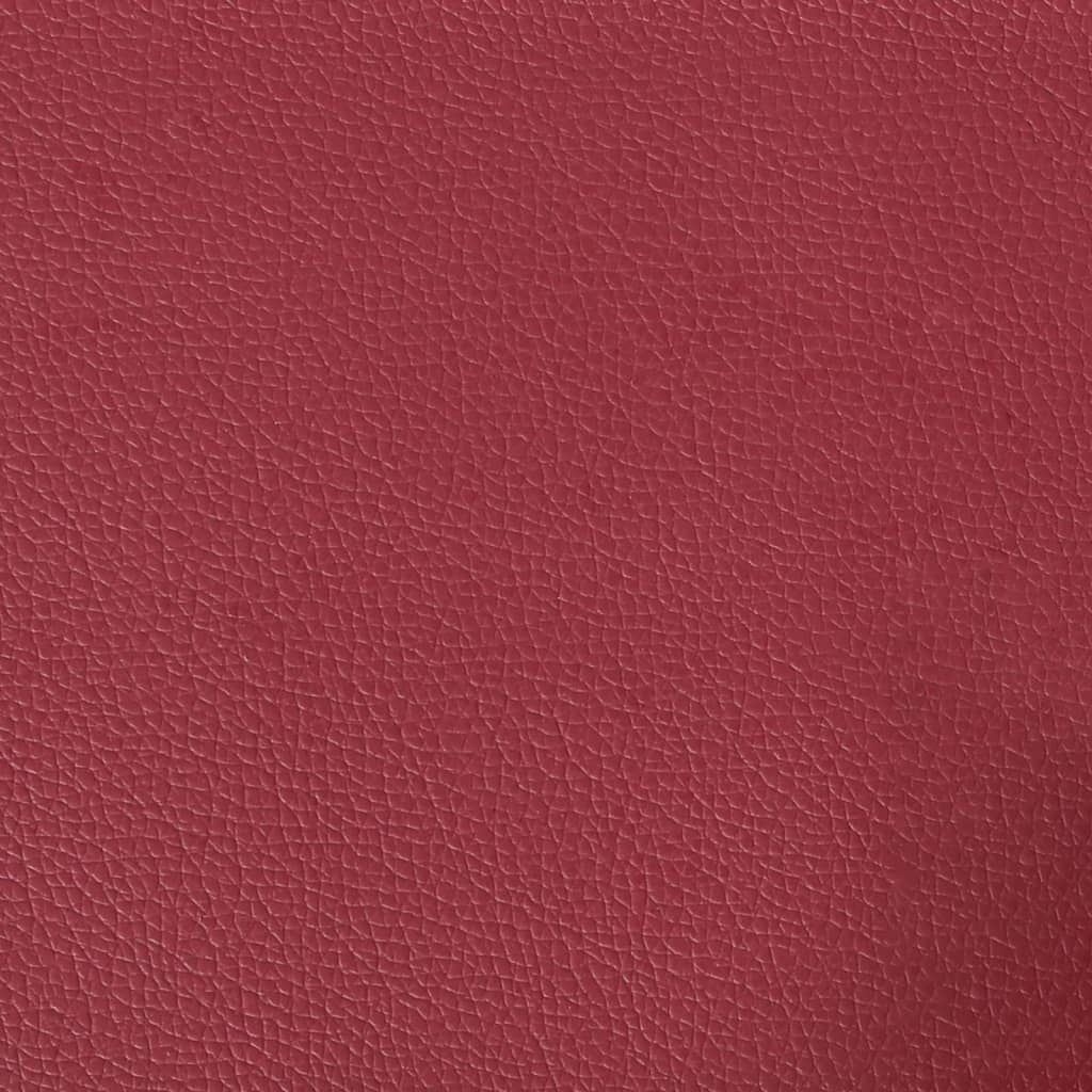 Panca Rosso Vino 110x76x80 cm in Similpelle