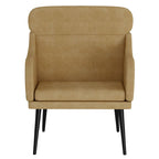Poltrona Marrone 63x76x80 cm Velluto