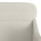 Poltrona Crema 63x76x80 cm Velluto