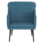 Poltrona Blu 63x76x80 cm Velluto