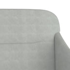 Panca Grigio Chiaro 110x76x80 cm in Velluto