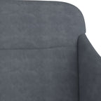 Panca Grigio Scuro 110x76x80 cm in Velluto