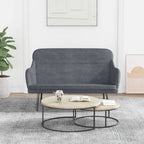 Panca Grigio Scuro 110x76x80 cm in Velluto