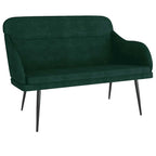 Panca Verde Scuro 110x76x80 cm in Velluto