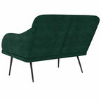 Panca Verde Scuro 110x76x80 cm in Velluto