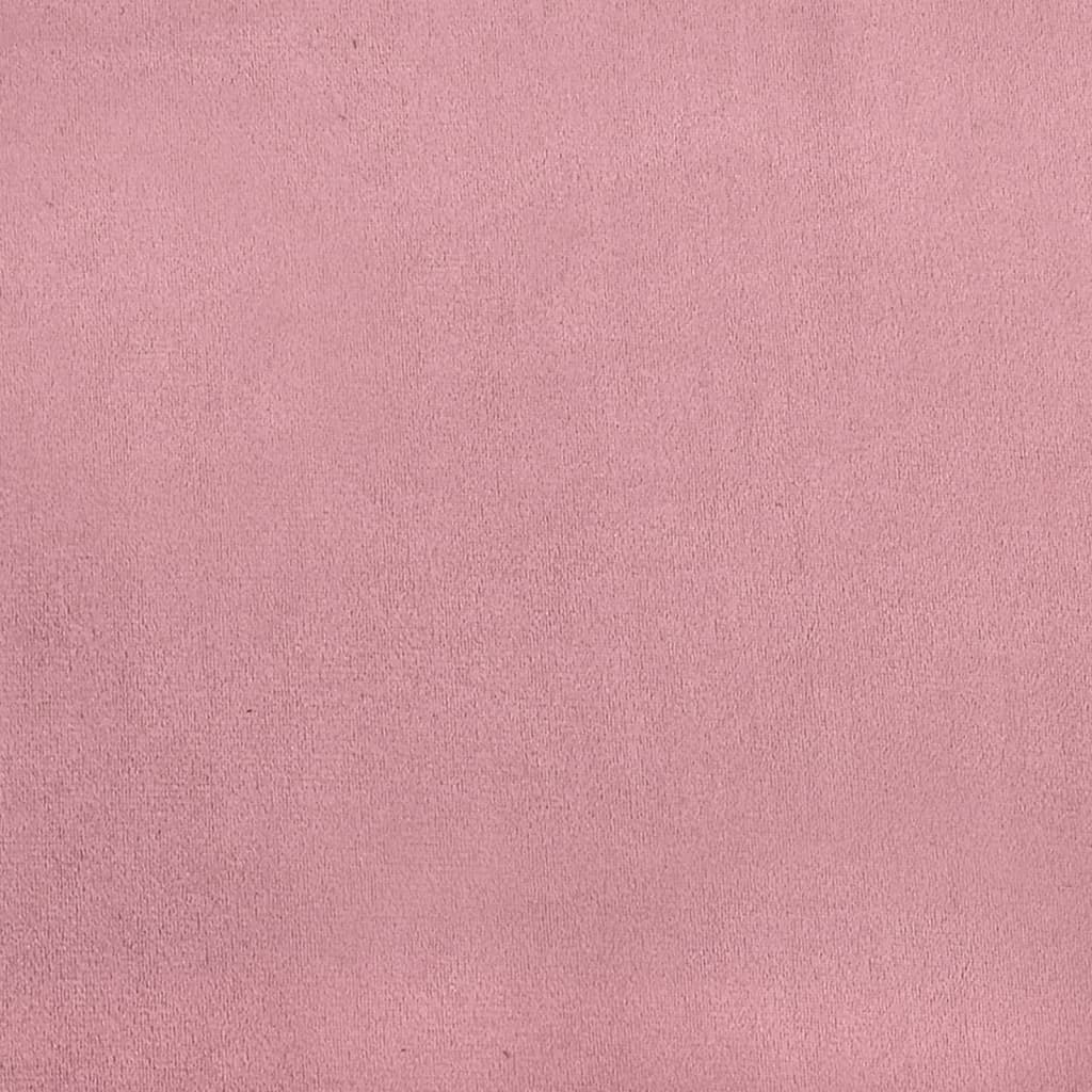 Panca Rosa 110x76x80 cm in Velluto