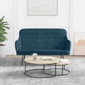 Panca Blu 110x76x80 cm in Velluto