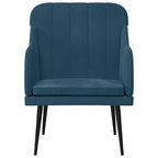 Poltrona Blu 63x76x80 cm Velluto