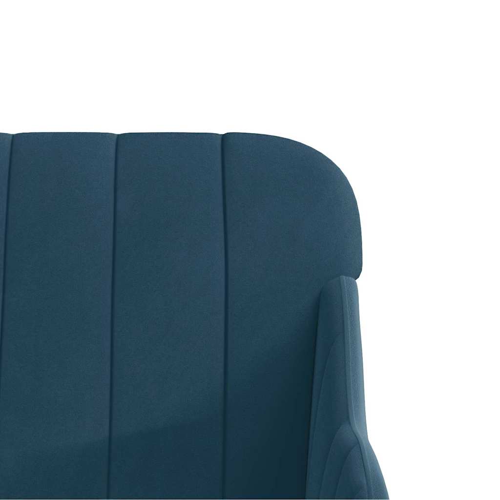 Poltrona Blu 63x76x80 cm Velluto